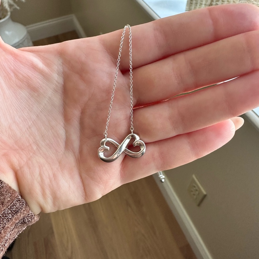 Tiffany & Co. Silver Infinity Necklace